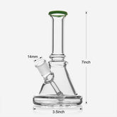 7ββ Glass Beaker Base Bong - Discreet Smoker